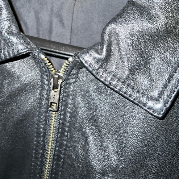 100% Leather H&M Jacket - Picture 2 of 5